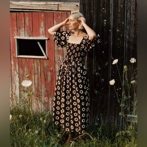 Christy Dawn Katrina Dress in Noir Daisy